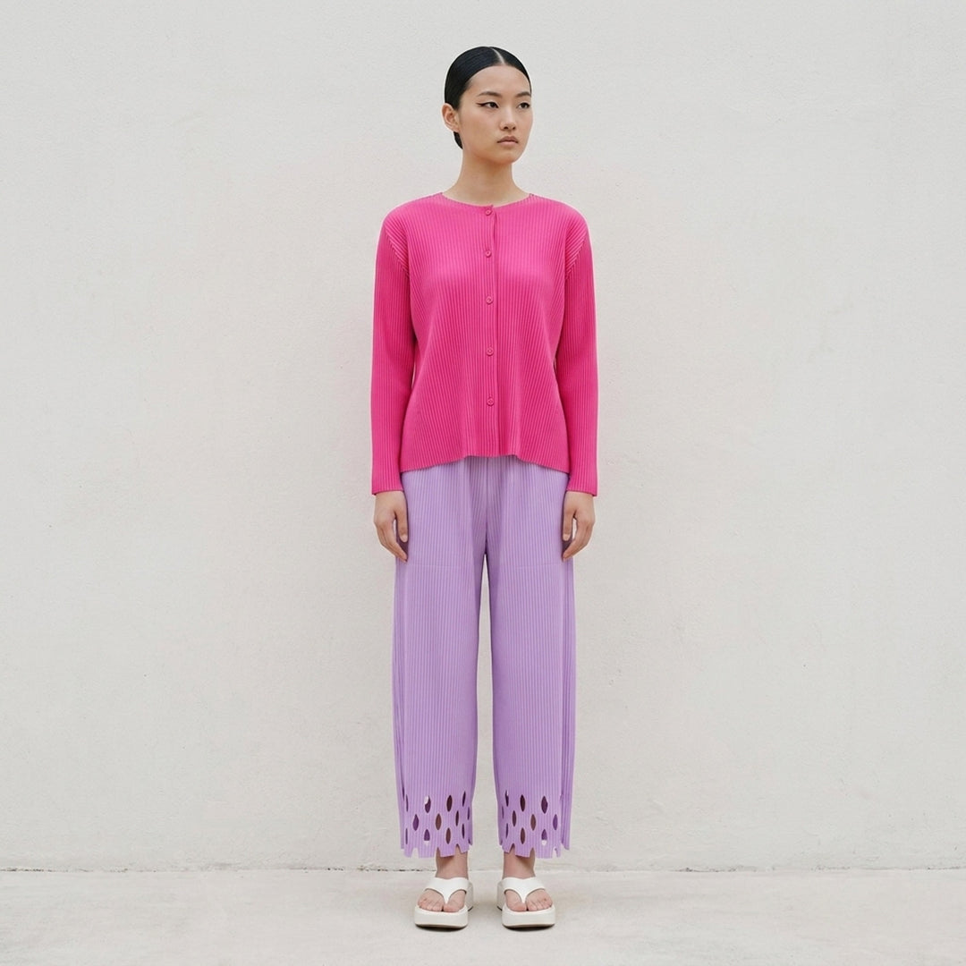 Fine Knit Pleats Bottom Pants | me Issey Miyake | Club21 - lifestyle