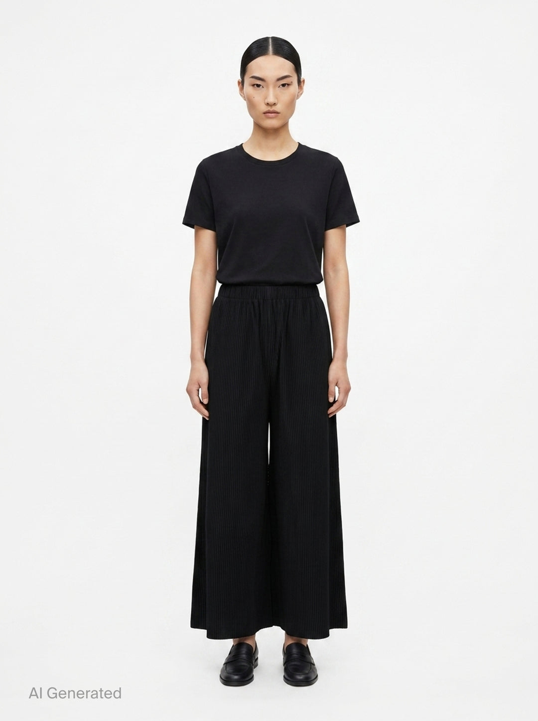 Fine Knit Pleats Pants | me Issey Miyake | Club21 - front