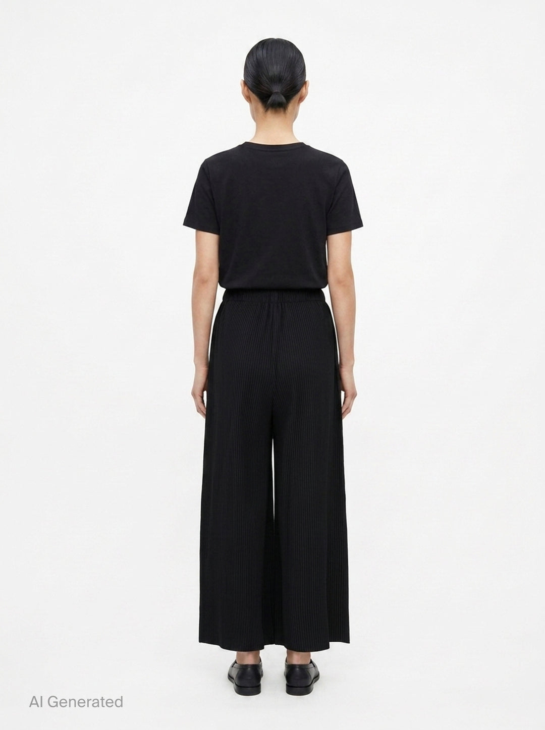 Fine Knit Pleats Pants | me Issey Miyake | Club21 - back