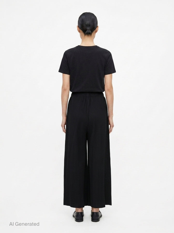 Fine Knit Pleats Pants | me Issey Miyake | Club21 - back