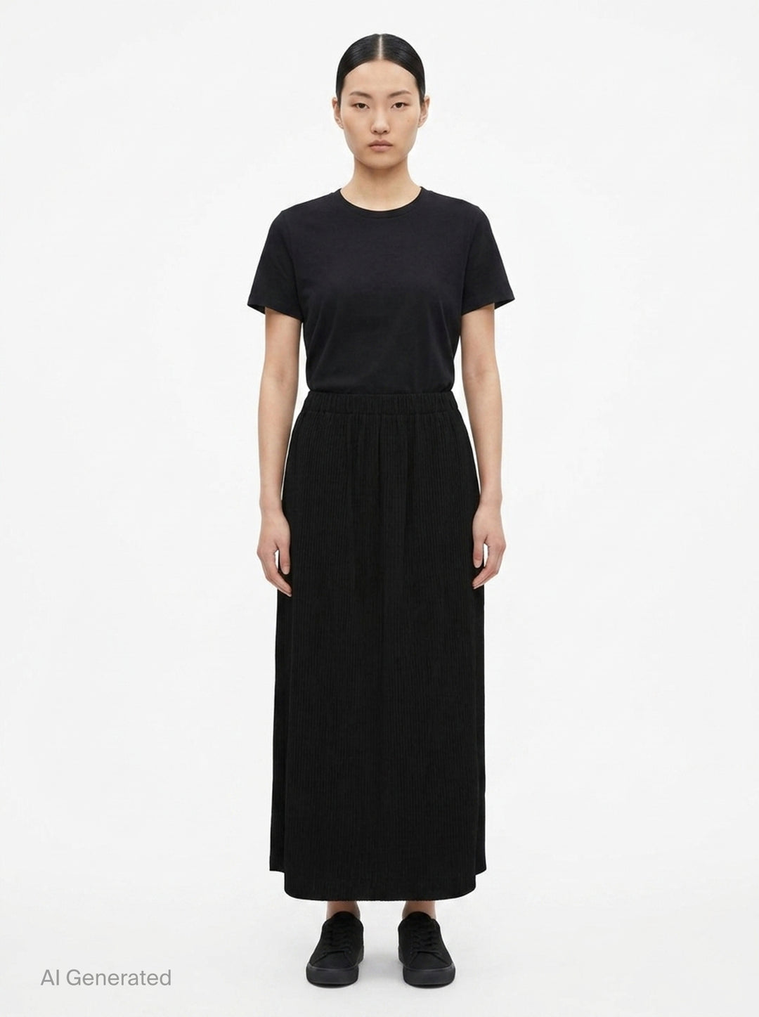 Fine Knit Pleats Skirt | me Issey Miyake | Club21 - front