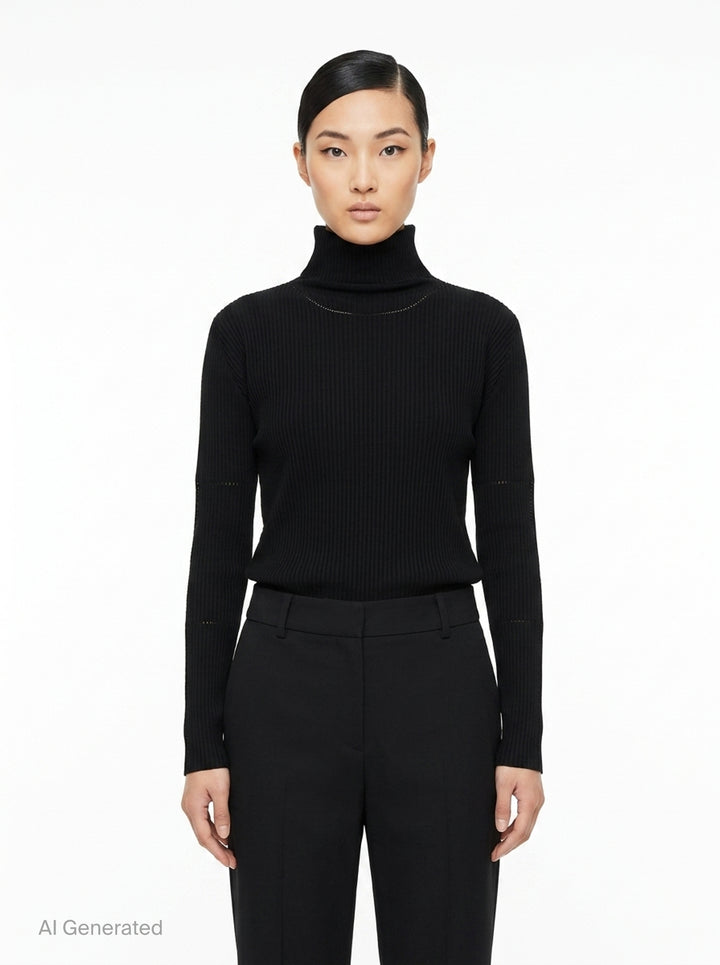 Fine Knit Pleats Top | me Issey Miyake | Club21 - front