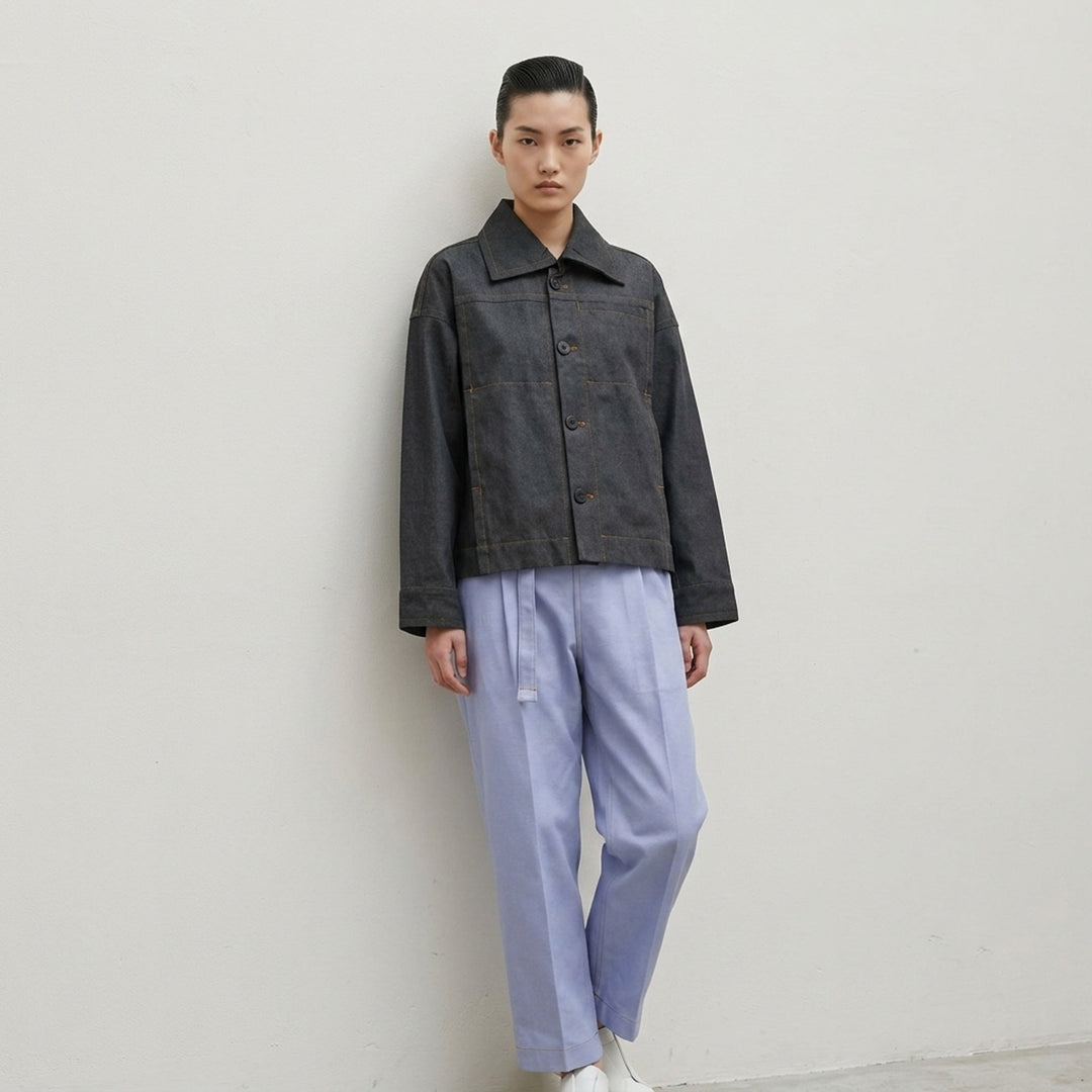 Flat Denim Jacket | me Issey Miyake | Club21 - lifestyle
