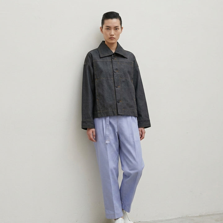Flat Denim Jacket | me Issey Miyake | Club21 - lifestyle