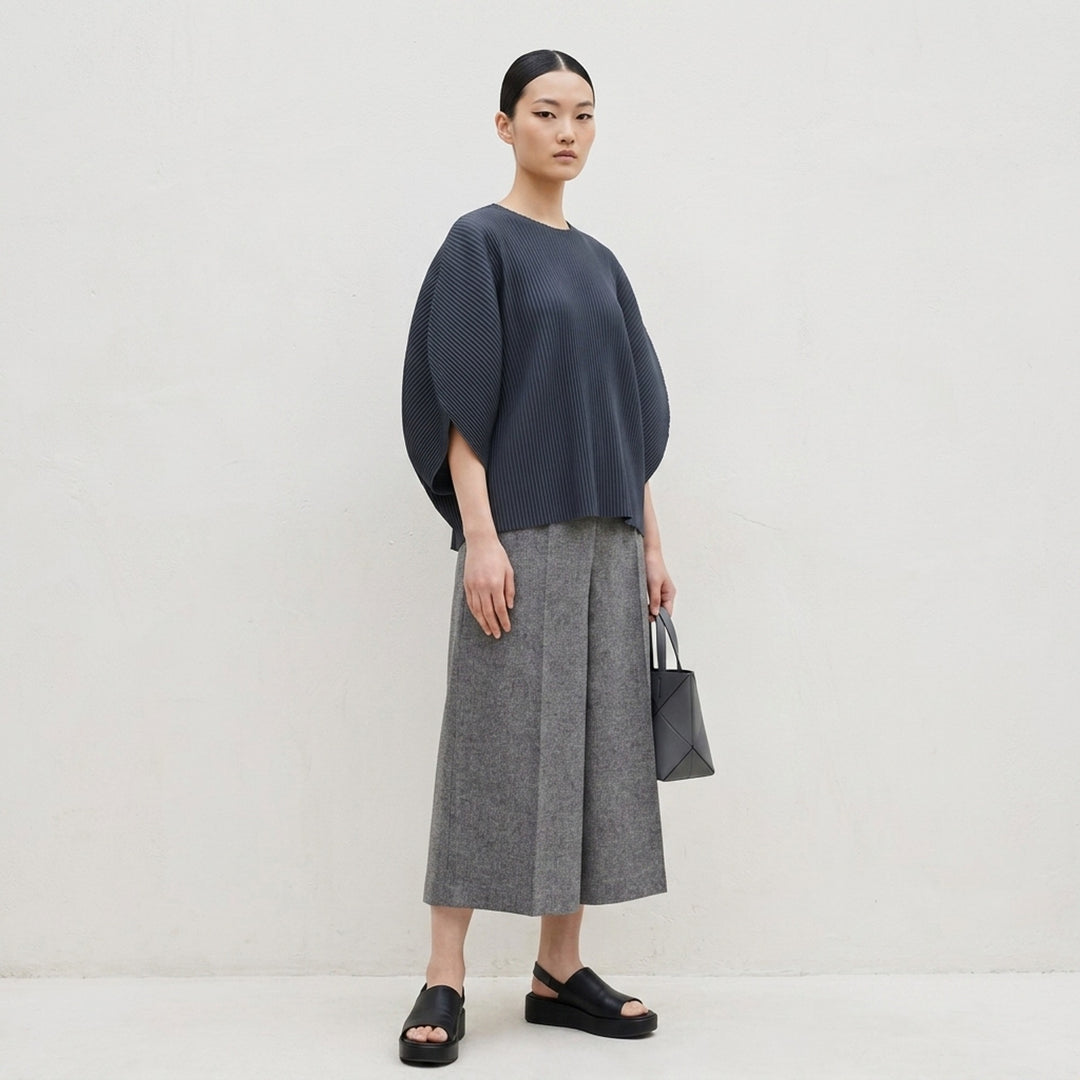 Flat Front Culottes Shorts | me Issey Miyake | Club21 - lifestyle