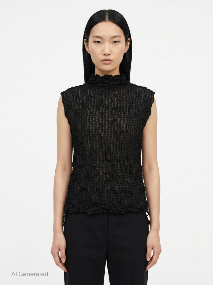 Kaleidoscope Lace Meringue | me Issey Miyake | Club21 - front