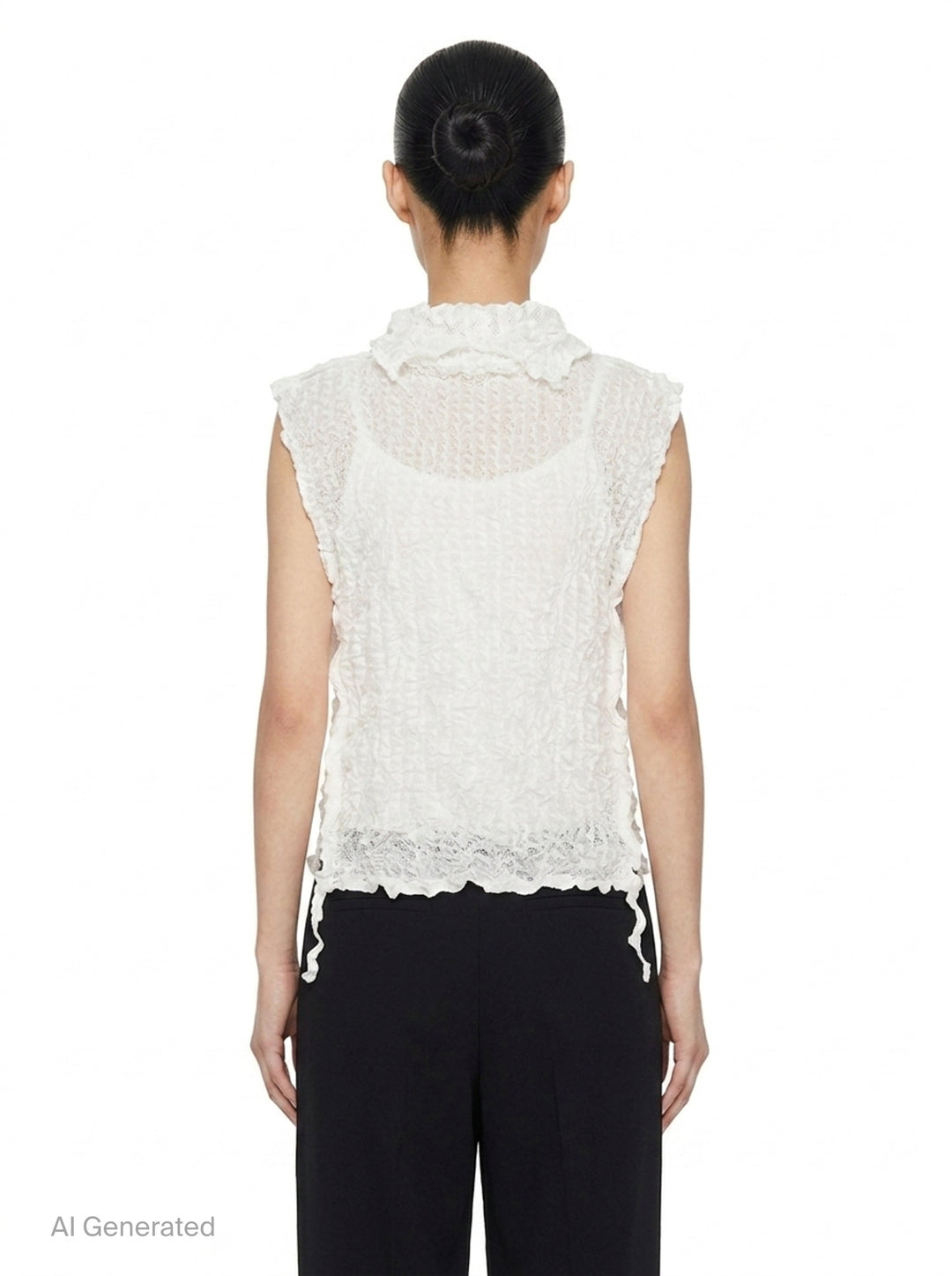 Kaleidoscope Lace Meringue | me Issey Miyake | Club21 - back