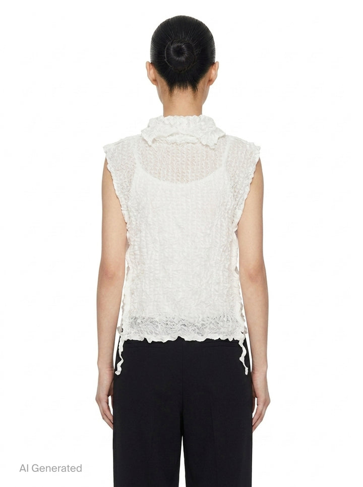 Kaleidoscope Lace Meringue | me Issey Miyake | Club21 - back