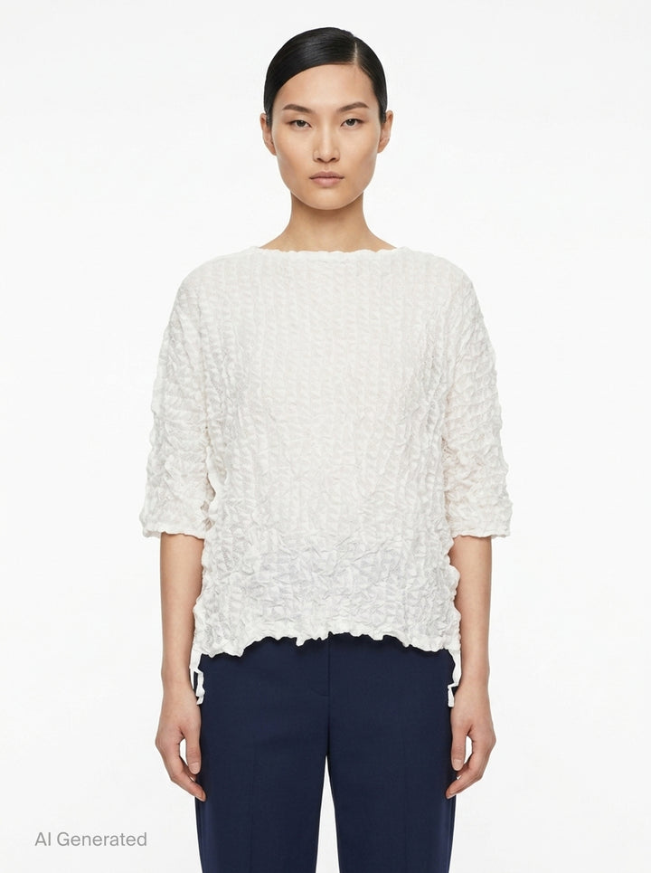 Kaleidoscope Lace Meringue | me Issey Miyake | Club21 - front