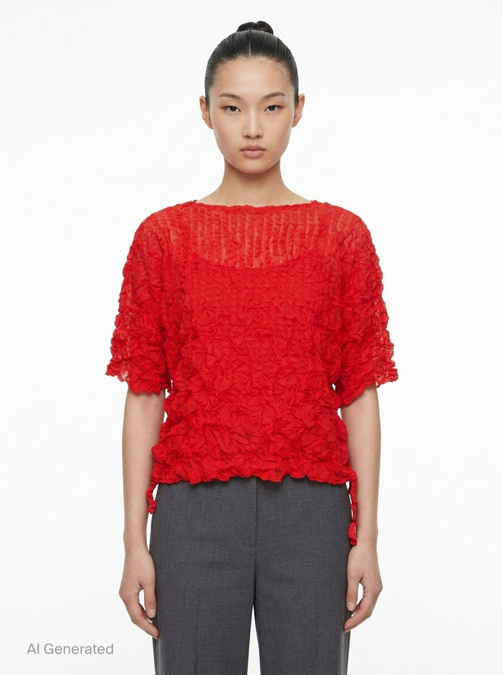 Kaleidoscope Lace Meringue | me Issey Miyake | Club21 - front