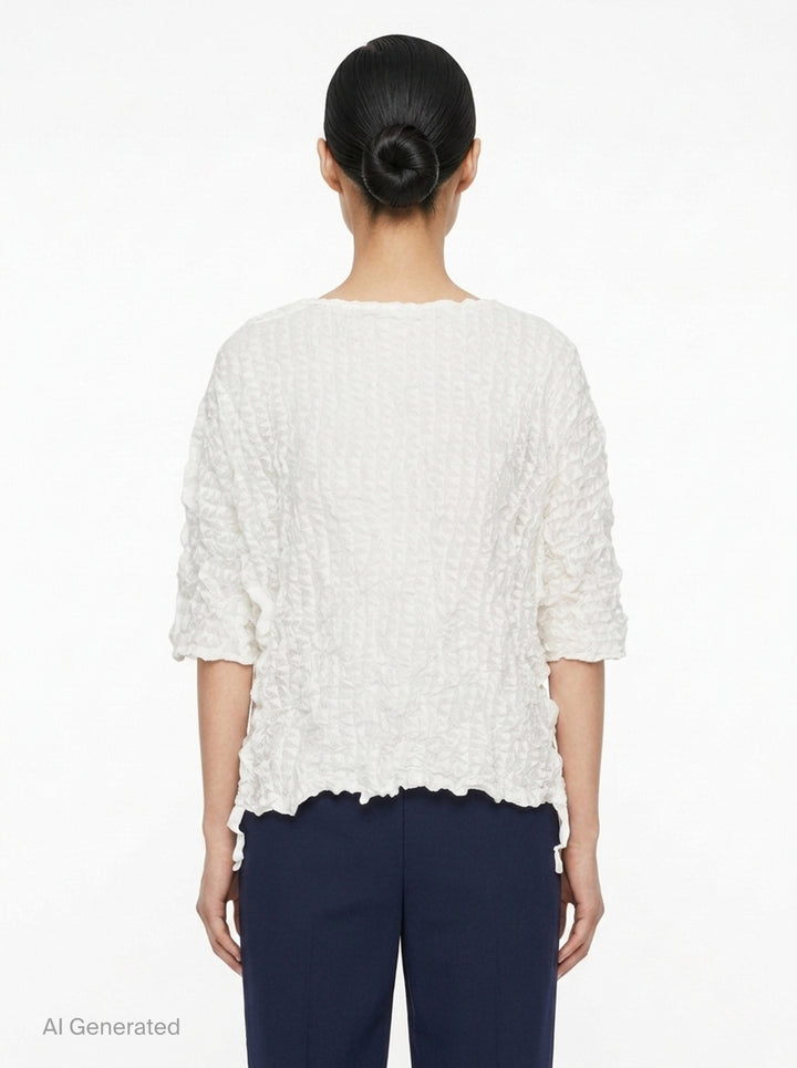 Kaleidoscope Lace Meringue | me Issey Miyake | Club21 - back