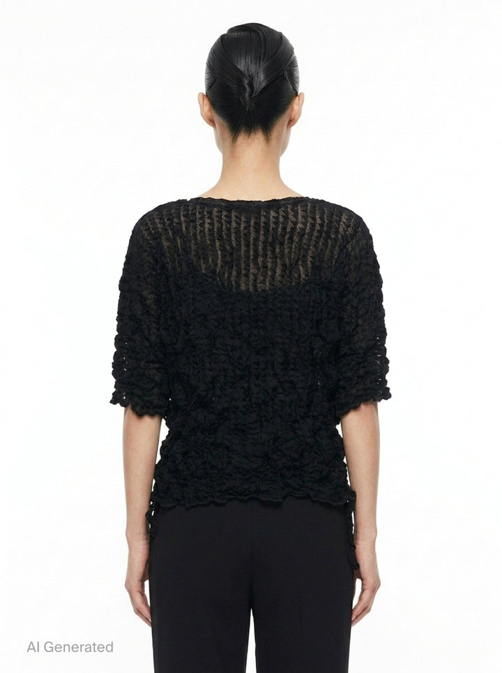 Kaleidoscope Lace Meringue | me Issey Miyake | Club21 - back