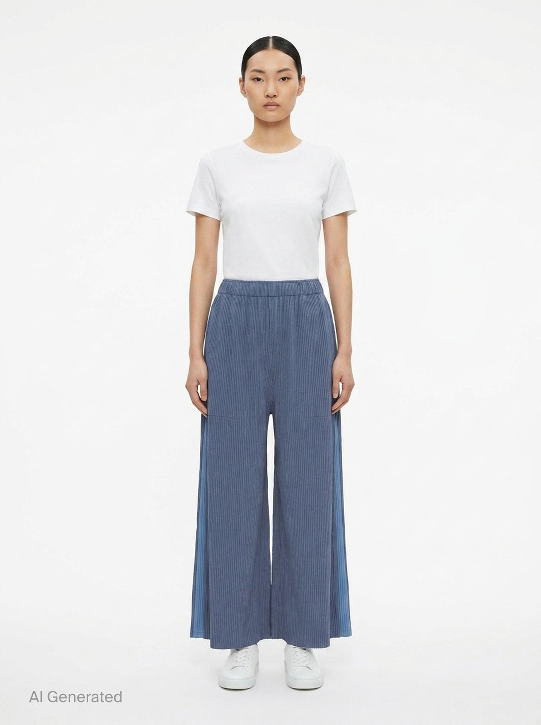 Mix Fine Knit Pleats Bottom | me Issey Miyake | Club21 - front