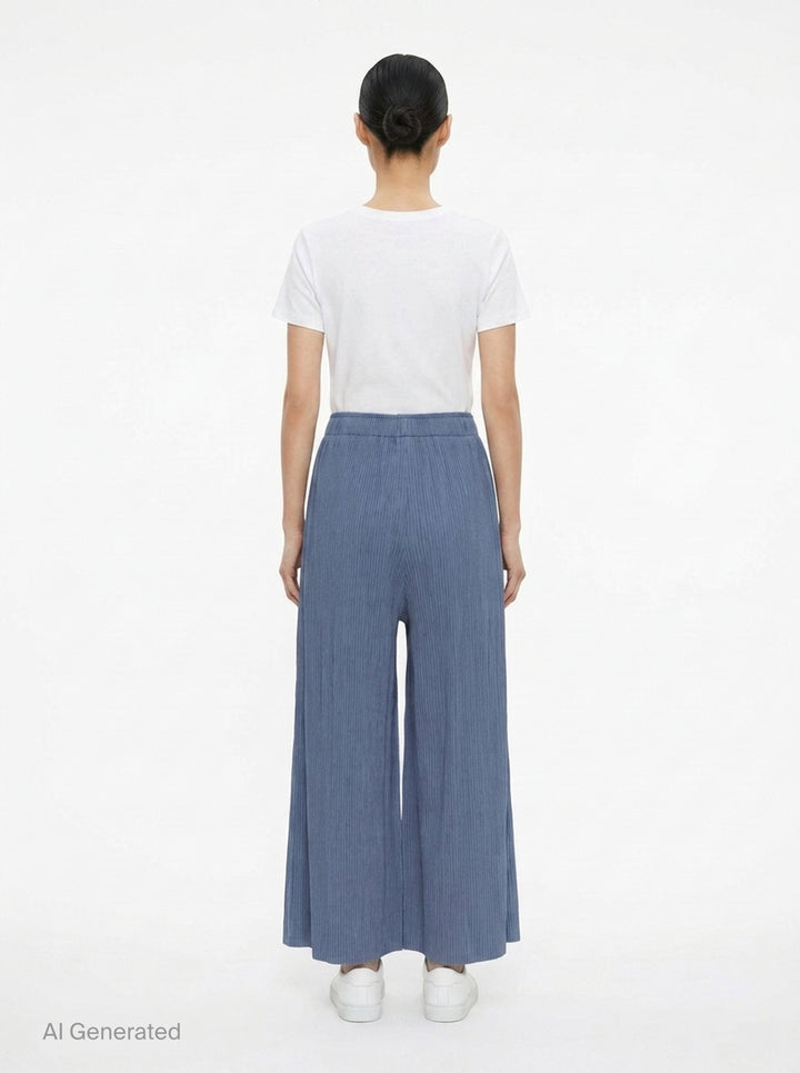 Mix Fine Knit Pleats Bottom | me Issey Miyake | Club21 - back
