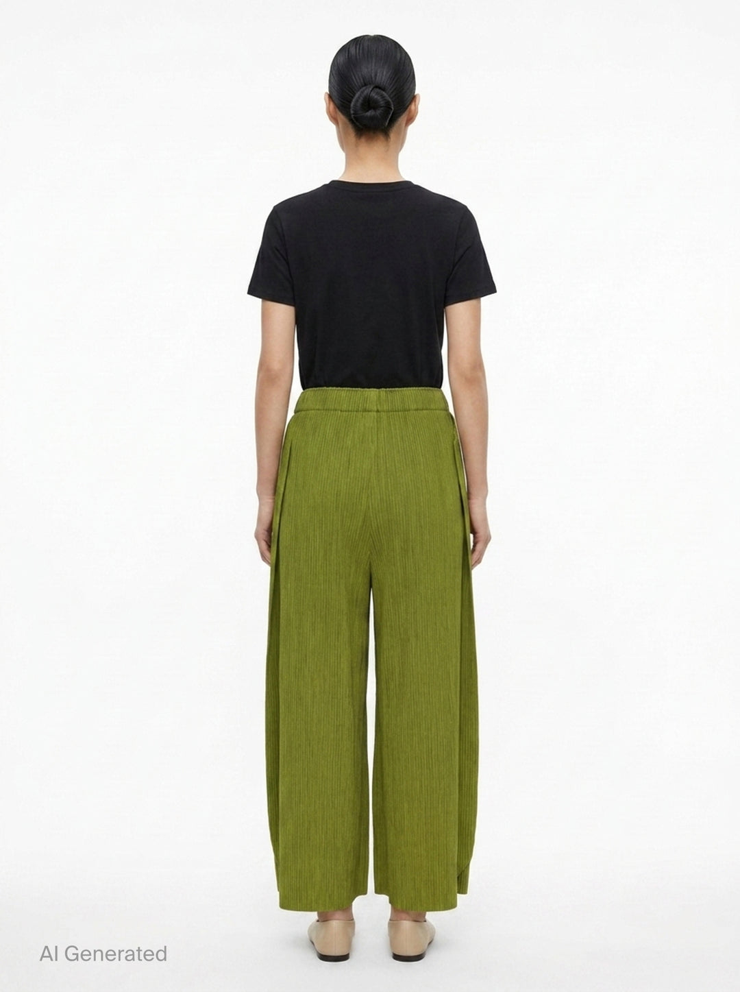 Mix Fine Knit Pleats Bottom | me Issey Miyake | Club21 - back