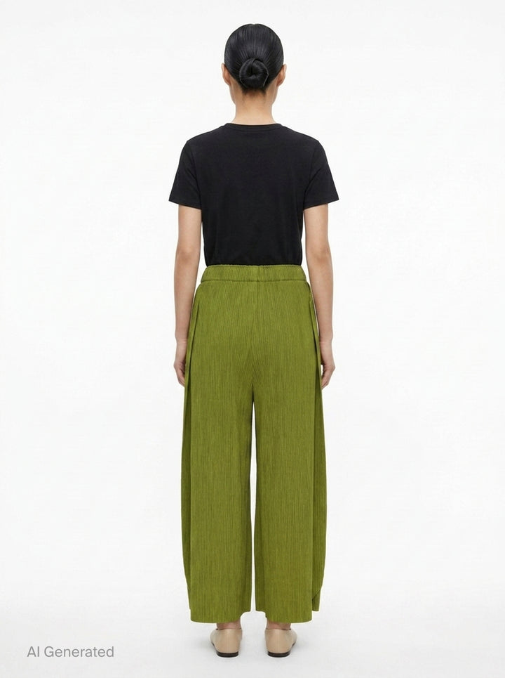 Mix Fine Knit Pleats Bottom | me Issey Miyake | Club21 - back