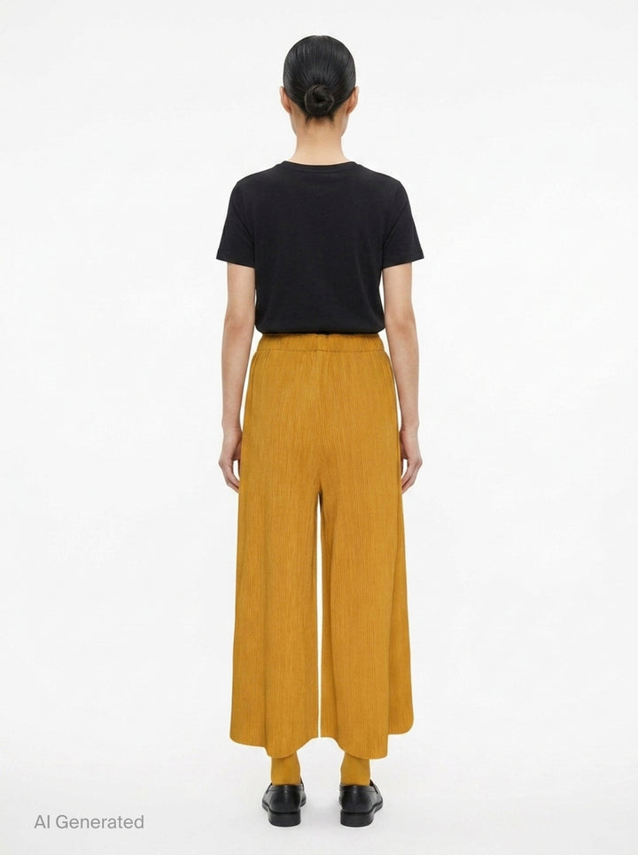Mix Fine Knit Pleats Bottom | me Issey Miyake | Club21 - back