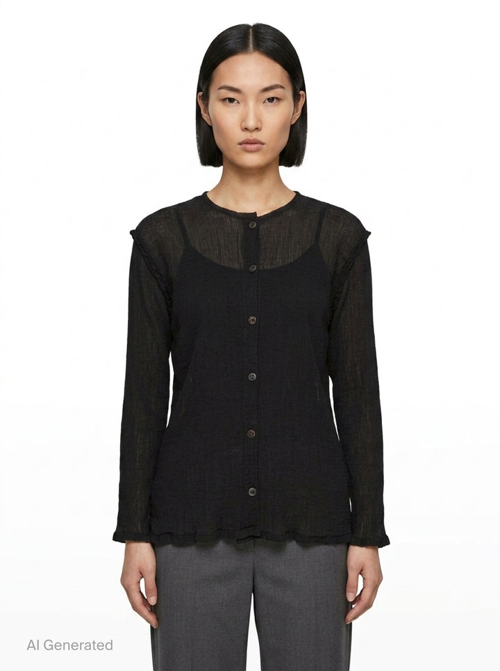 See-Through Crepe Color | me Issey Miyake | Club21 - front