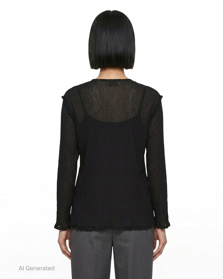 See-Through Crepe Color | me Issey Miyake | Club21 - back