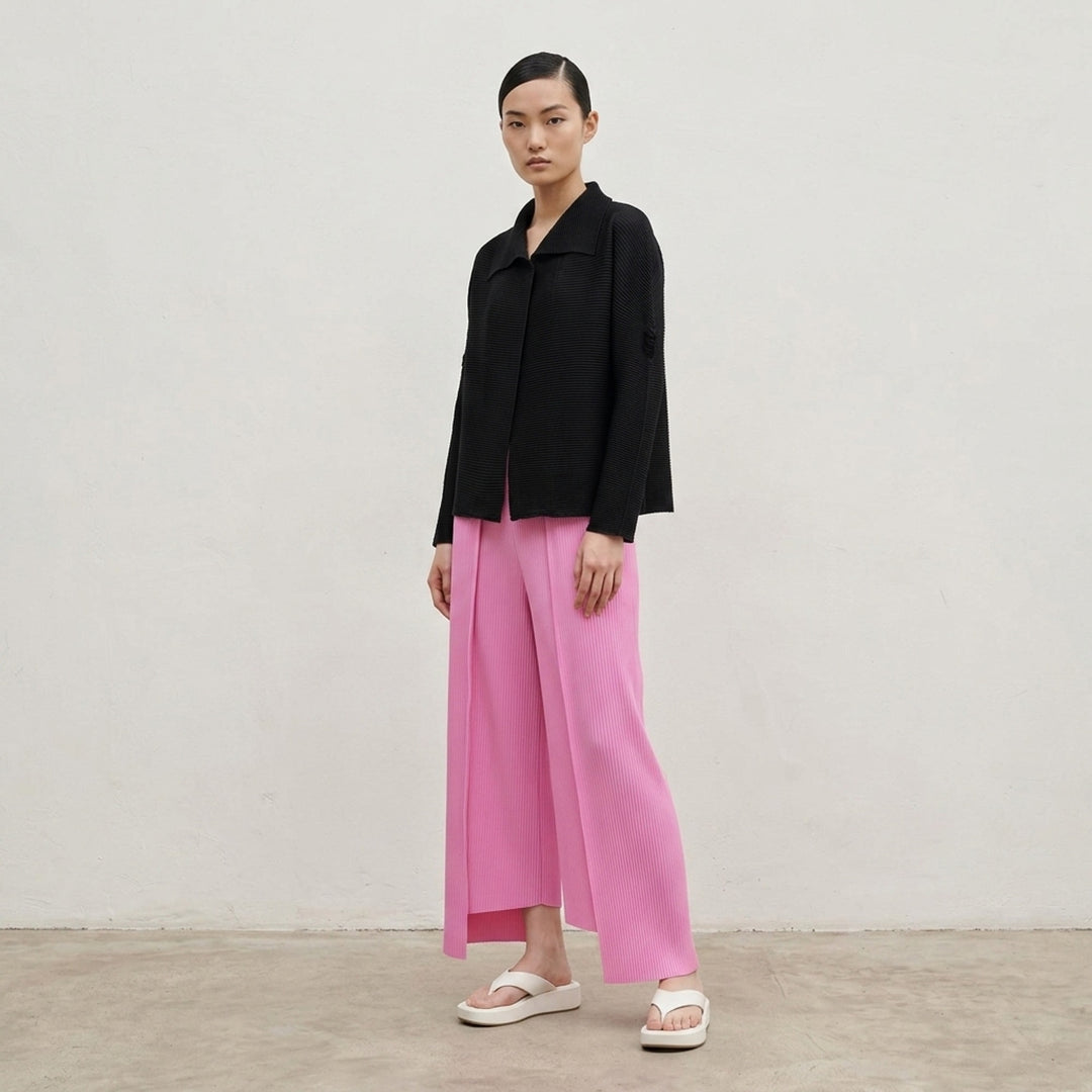 Stretch Pleats Basic Cardigan | me Issey Miyake | Club21 - lifestyle