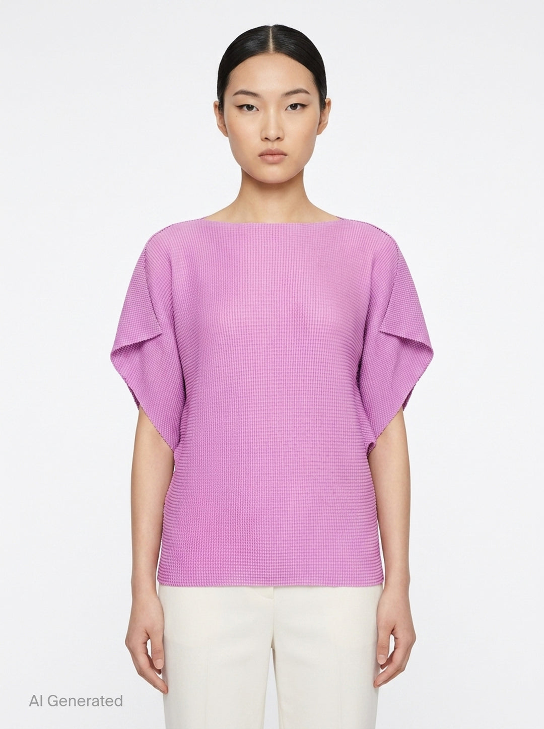 Tower Knit Stretch Pleats | me Issey Miyake | Club21 - front