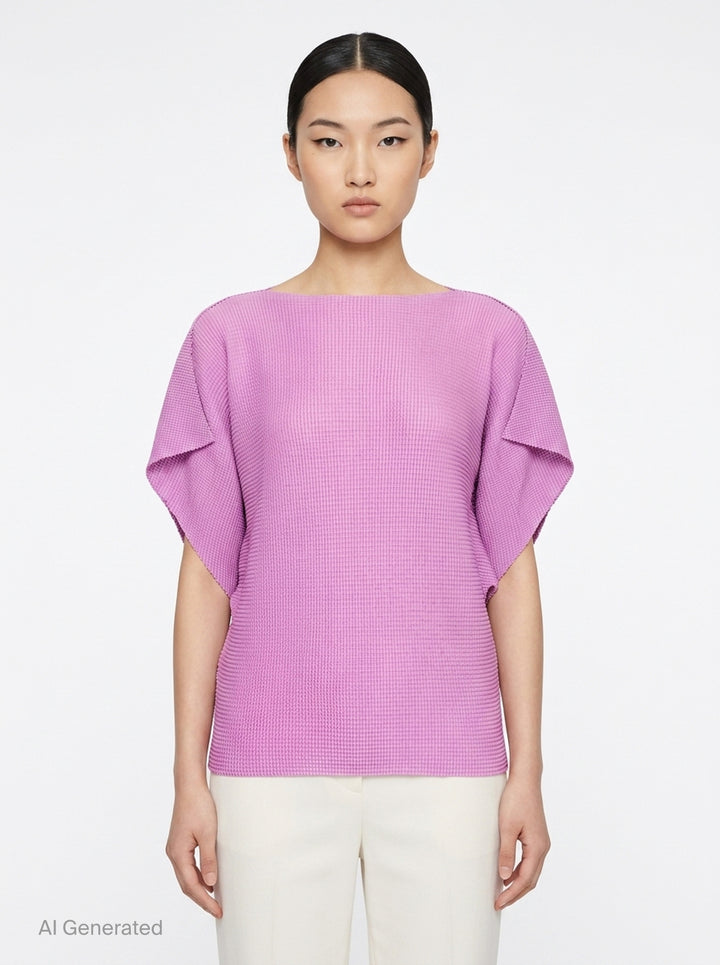 Tower Knit Stretch Pleats | me Issey Miyake | Club21 - front