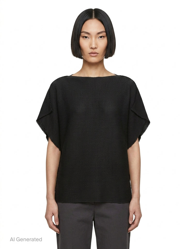 Tower Knit Stretch Pleats | me Issey Miyake | Club21 - front