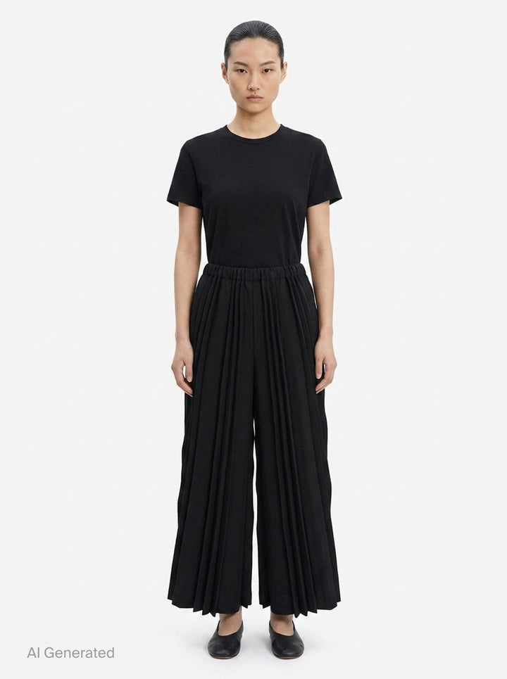 Tower Pleats Bottom | me Issey Miyake | Club21 - front