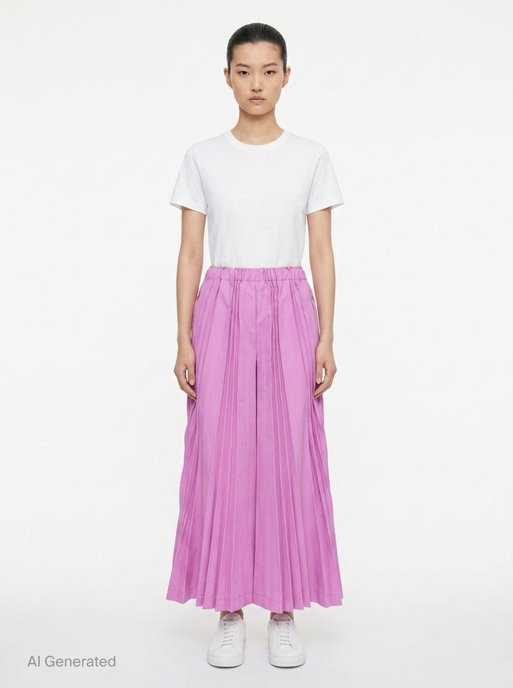 Tower Pleats Bottom | me Issey Miyake | Club21 - front