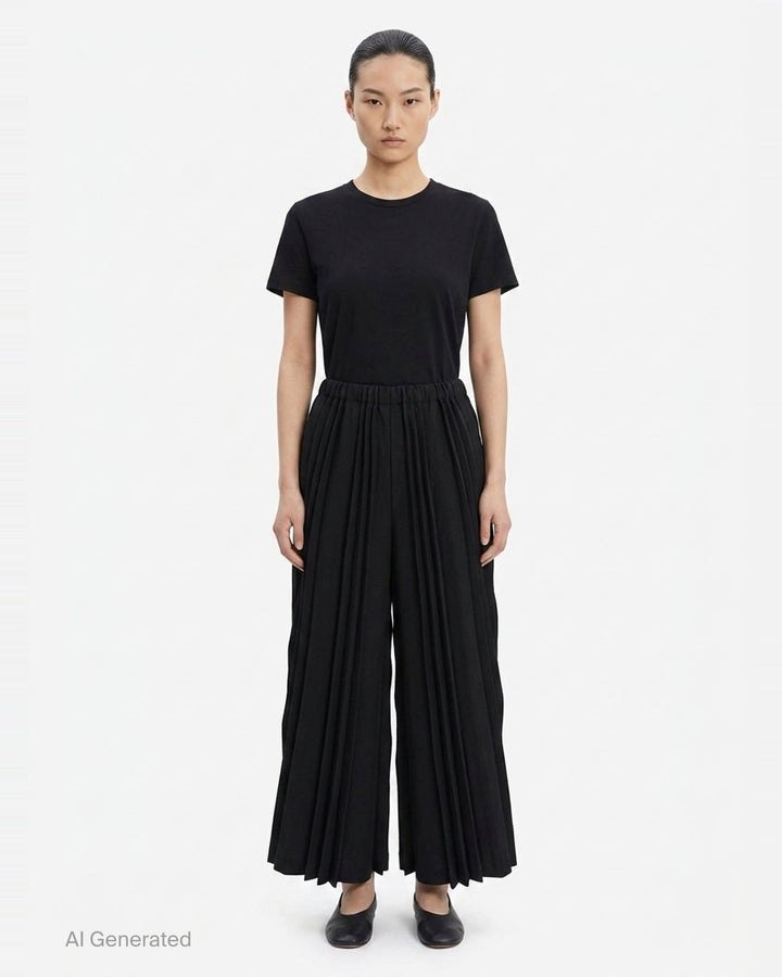 Tower Pleats Bottom | me Issey Miyake | Club21 - front