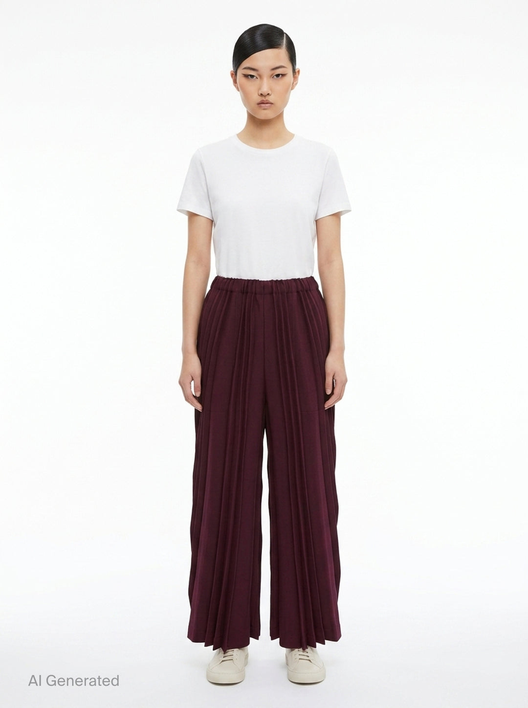Tower Pleats Bottom | me Issey Miyake | Club21 - front