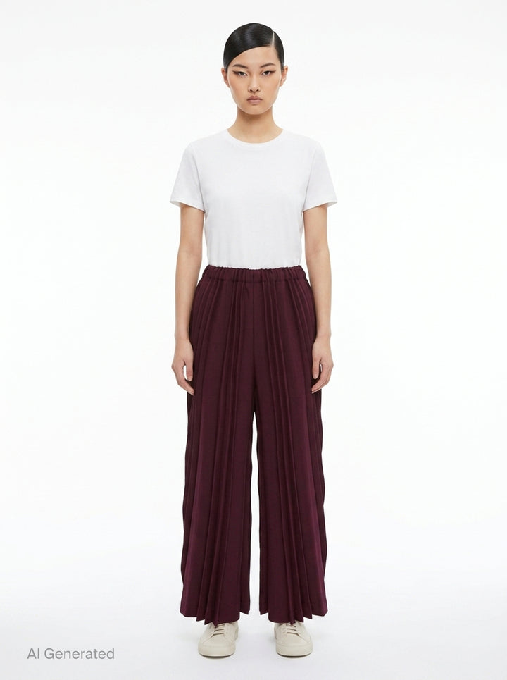 Tower Pleats Bottom | me Issey Miyake | Club21 - front