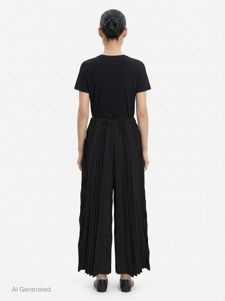 Tower Pleats Bottom | me Issey Miyake | Club21 - back