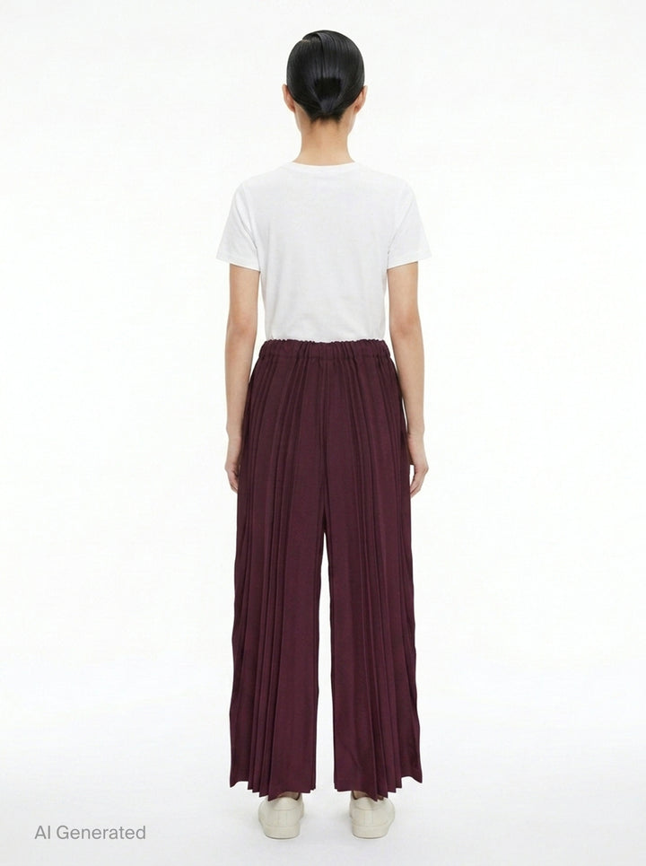 Tower Pleats Bottom | me Issey Miyake | Club21 - back