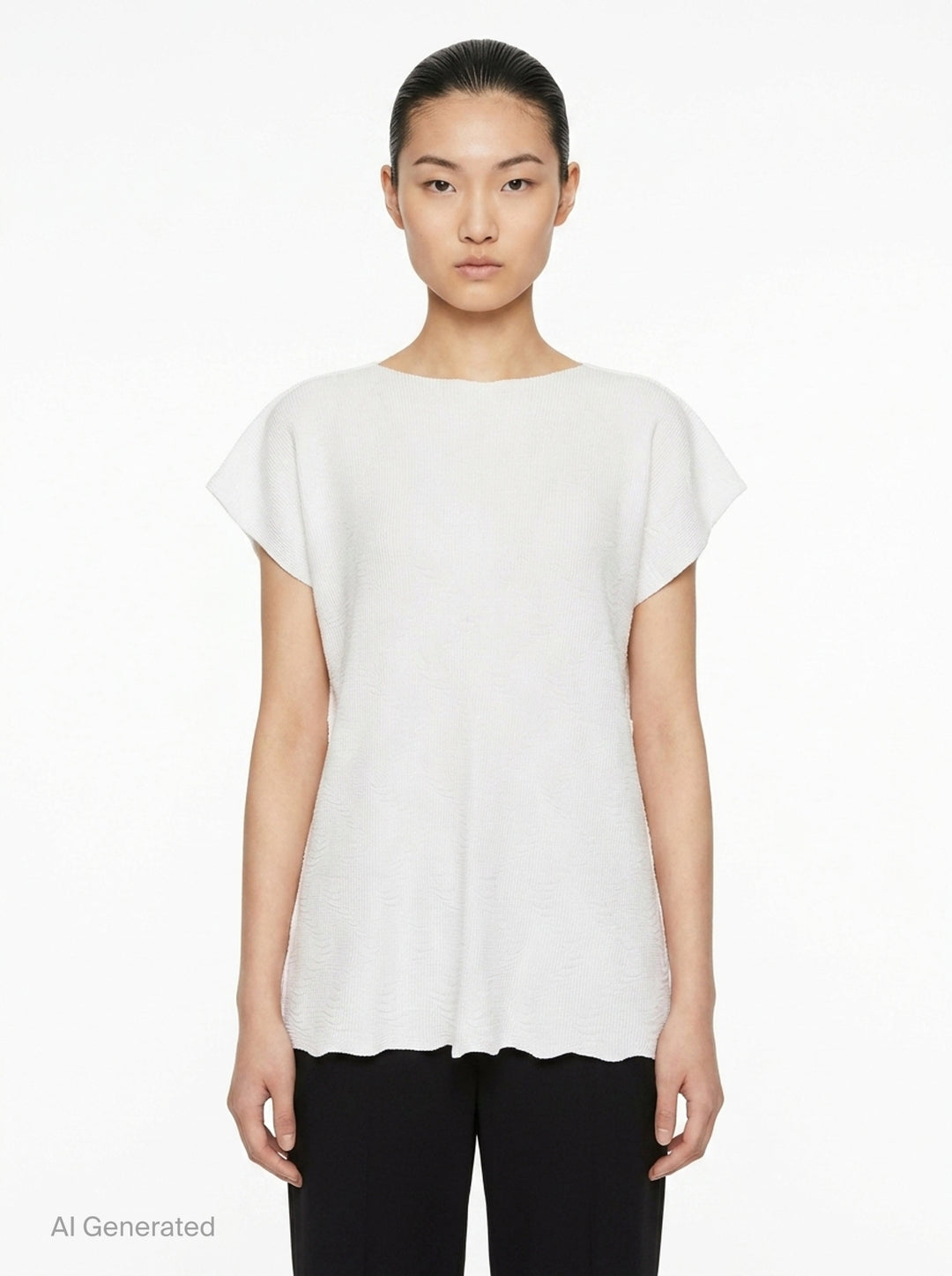 Wave Knit Stretch Pleats | me Issey Miyake | Club21 - front