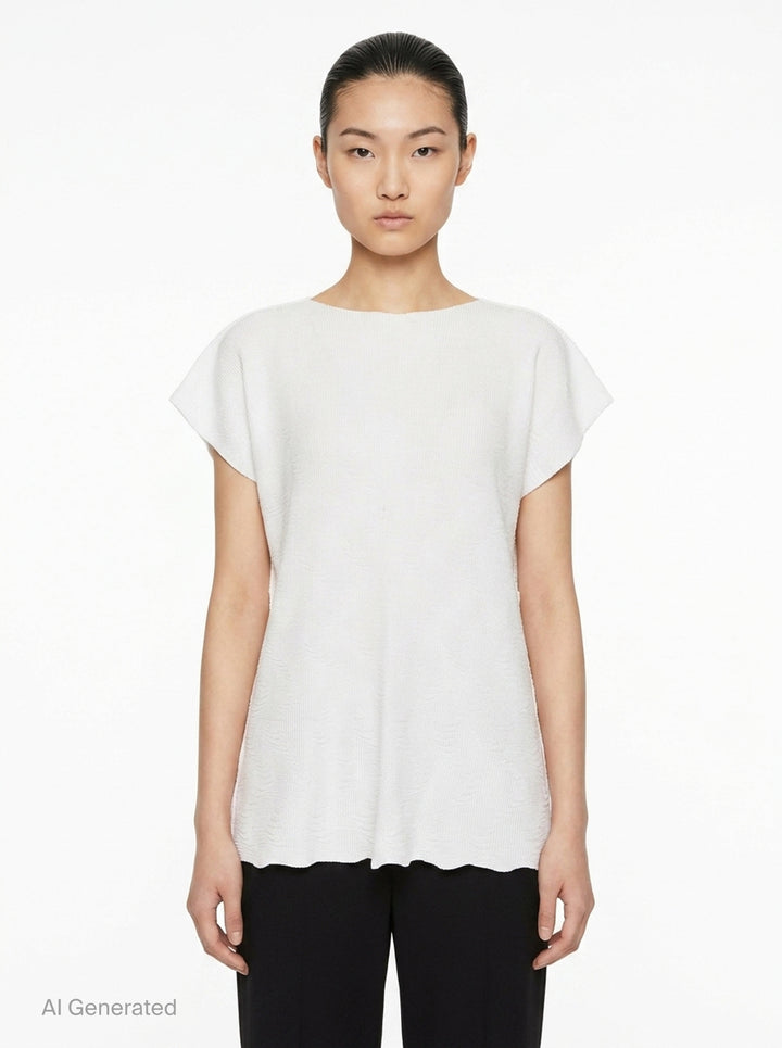 Wave Knit Stretch Pleats | me Issey Miyake | Club21 - front