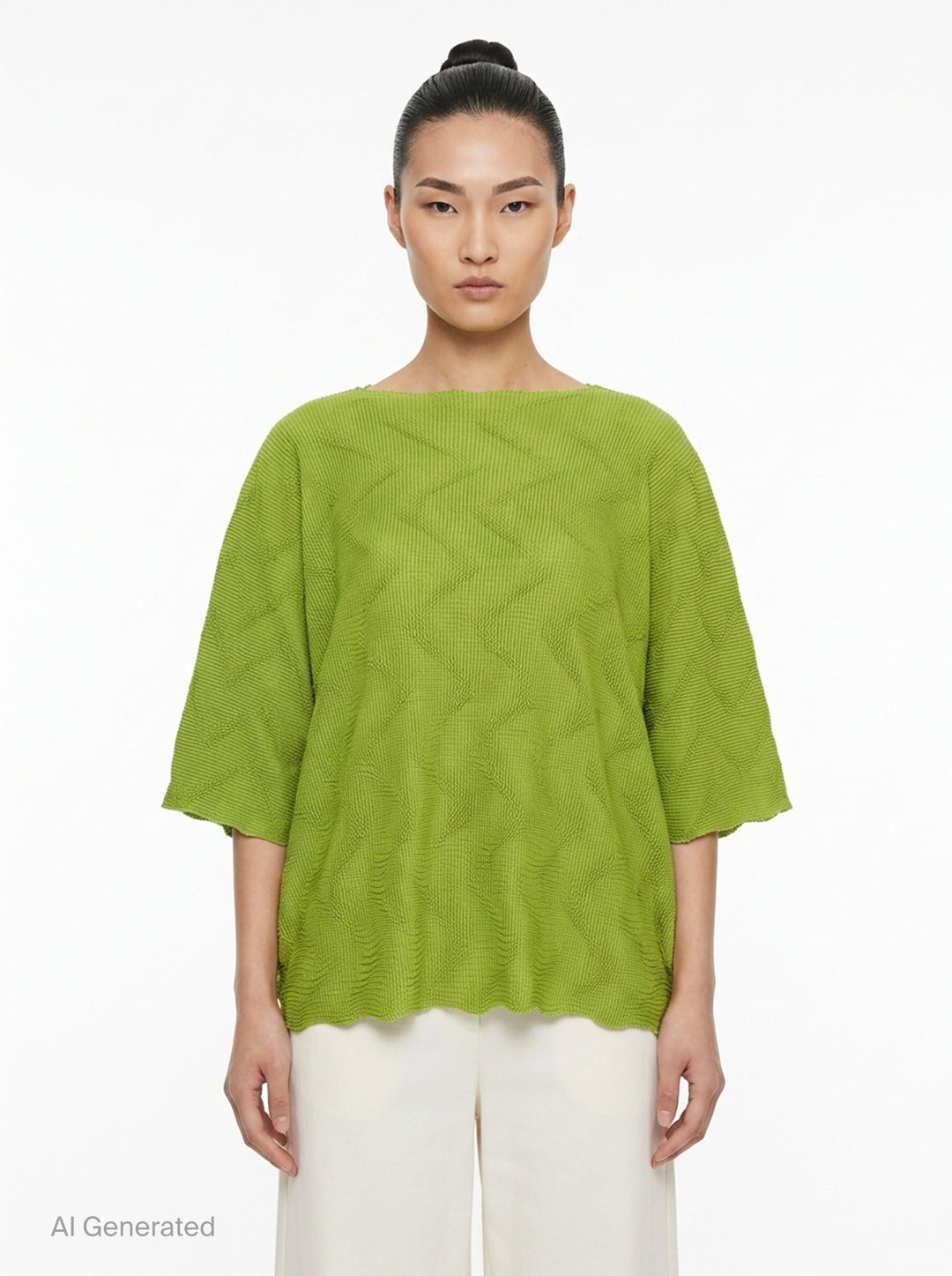 Wave Knit Stretch Pleats | me Issey Miyake | Club21 - front