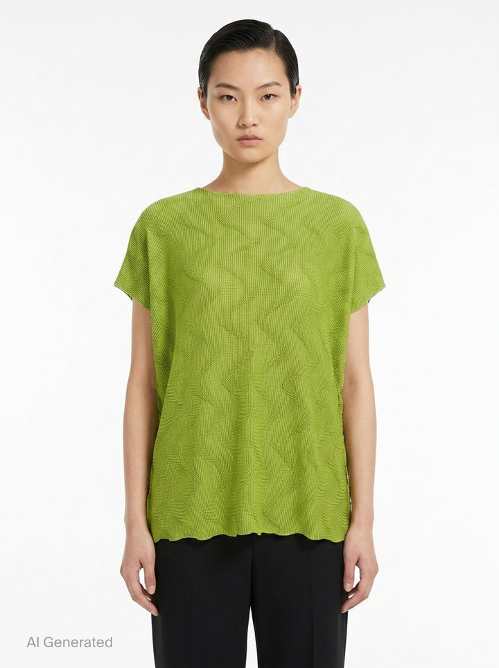 Wave Knit Stretch Pleats | me Issey Miyake | Club21 - front