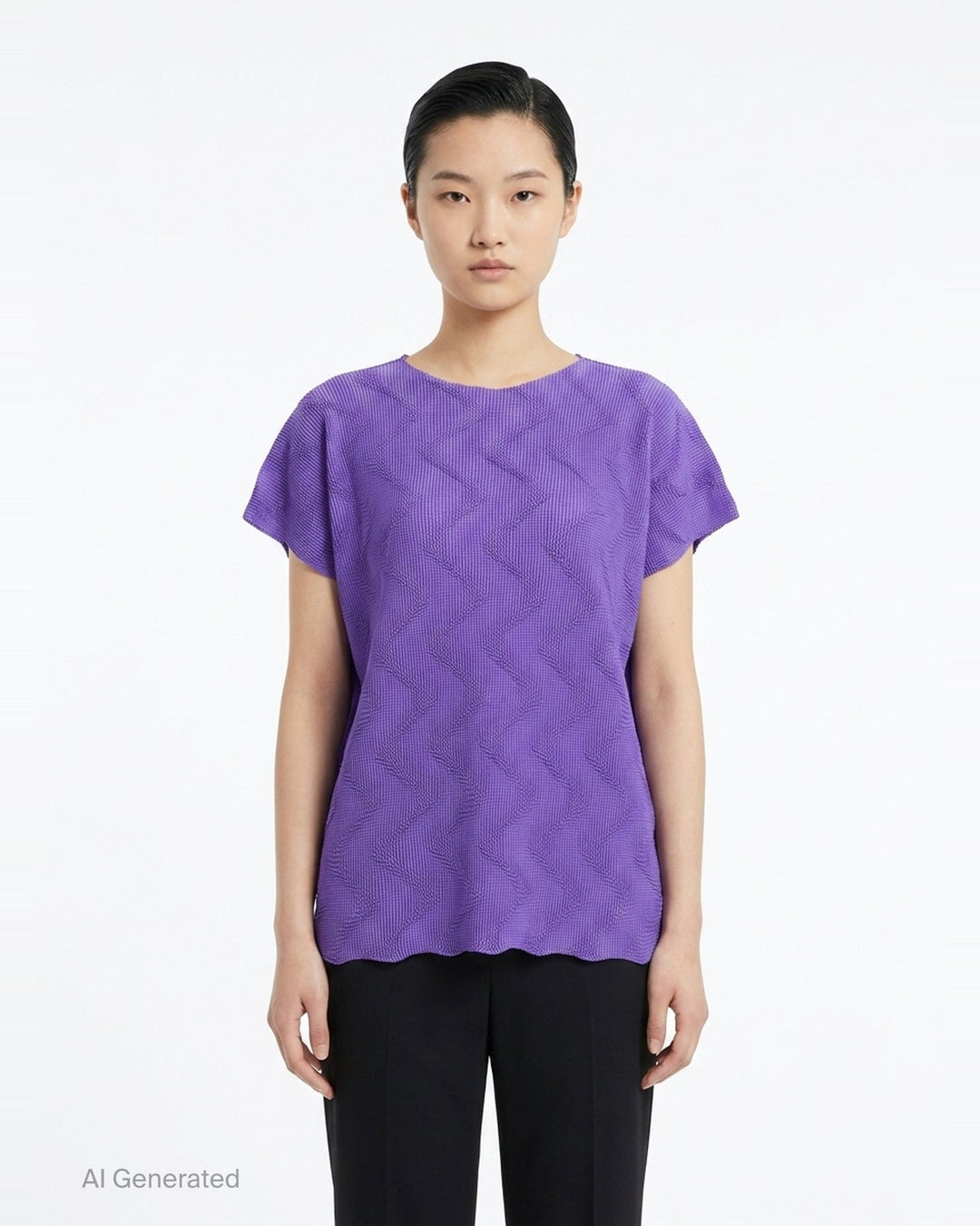 Wave Knit Stretch Pleats | me Issey Miyake | Club21 - front