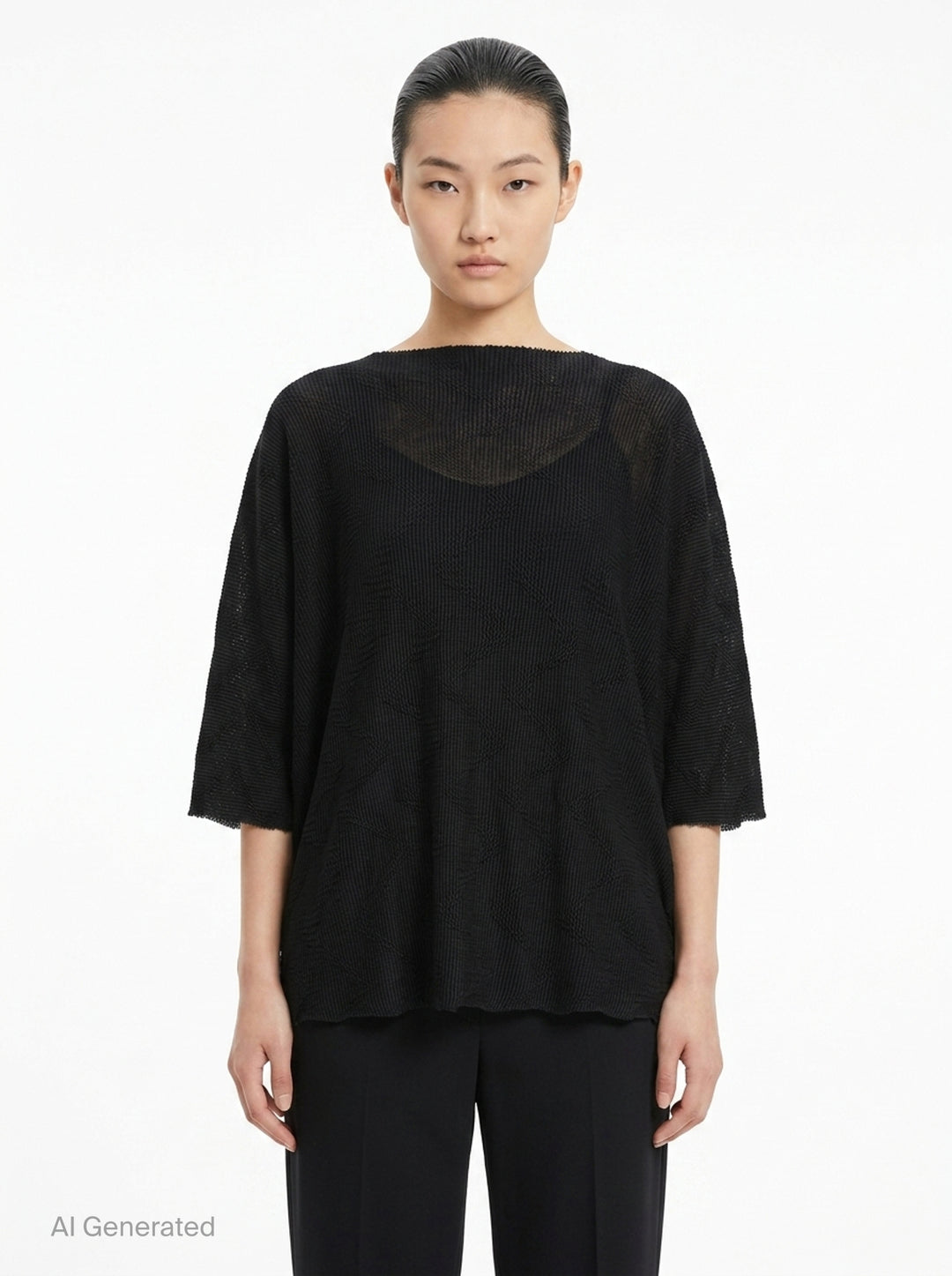 Wave Knit Stretch Pleats | me Issey Miyake | Club21 - front