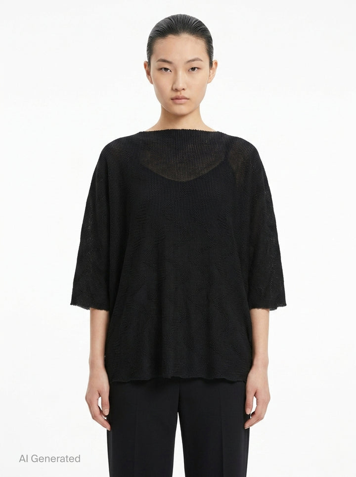 Wave Knit Stretch Pleats | me Issey Miyake | Club21 - front