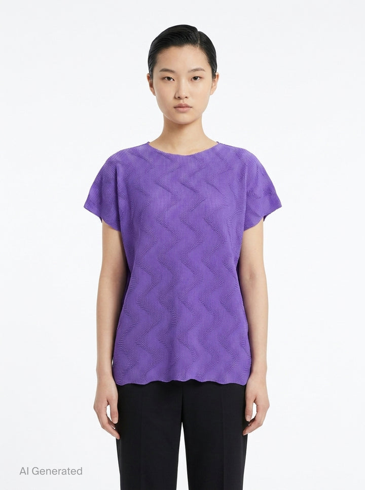 Wave Knit Stretch Pleats | me Issey Miyake | Club21 - front