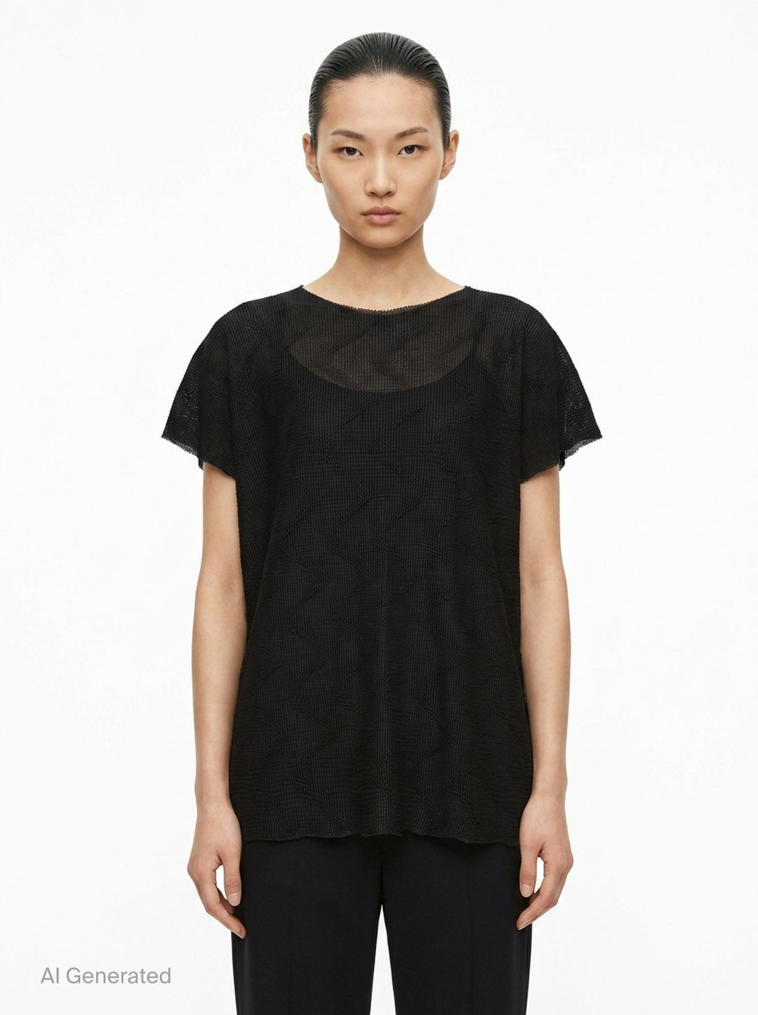 Wave Knit Stretch Pleats | me Issey Miyake | Club21 - front