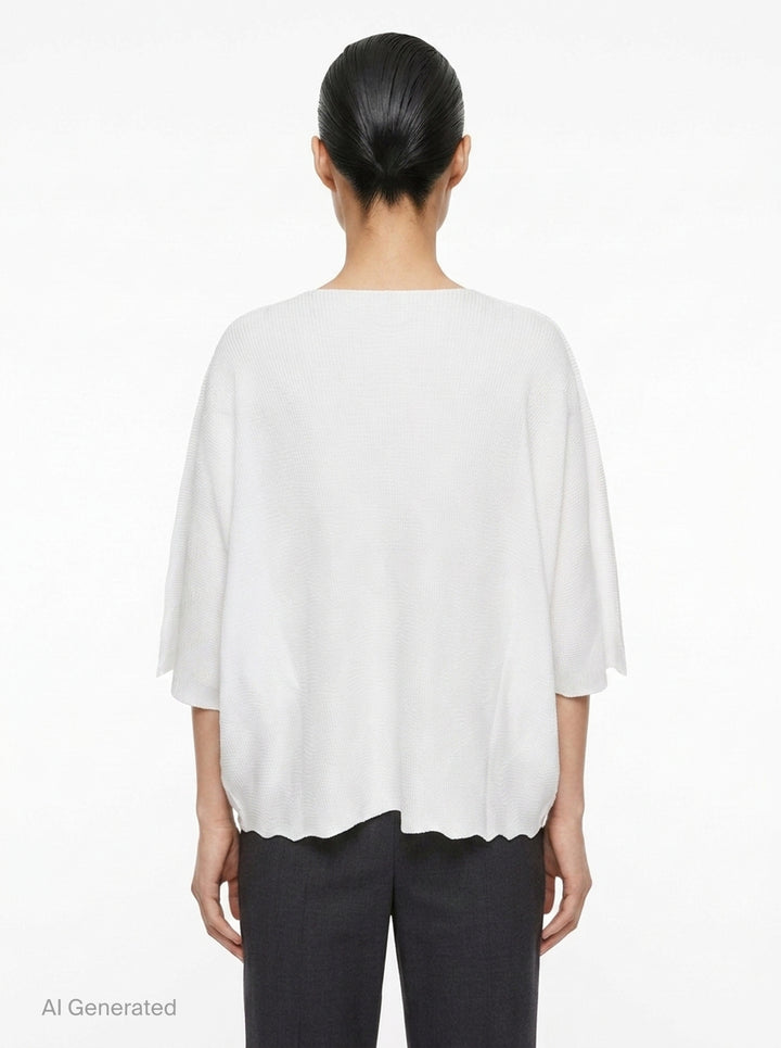 Wave Knit Stretch Pleats | me Issey Miyake | Club21 - back
