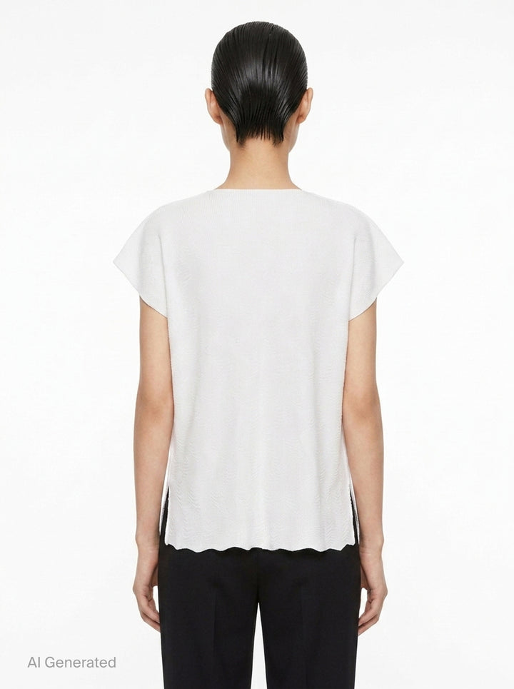 Wave Knit Stretch Pleats | me Issey Miyake | Club21 - back