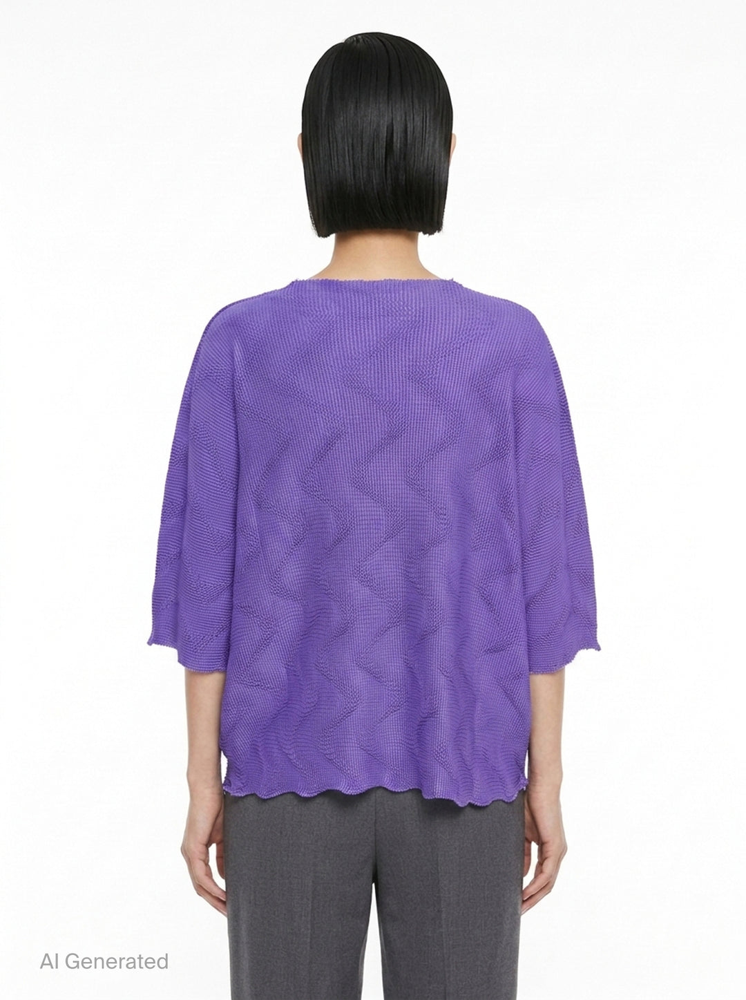 Wave Knit Stretch Pleats | me Issey Miyake | Club21 - back