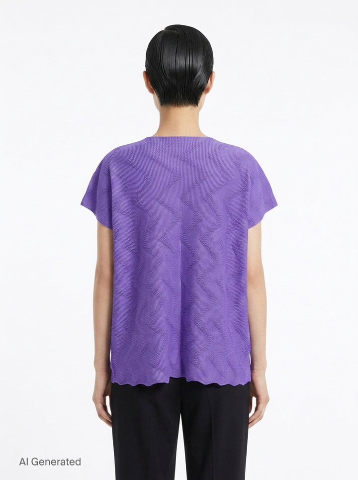 Wave Knit Stretch Pleats | me Issey Miyake | Club21 - back