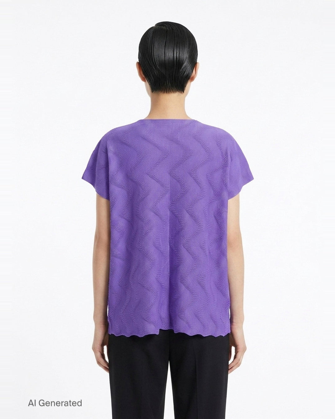 Wave Knit Stretch Pleats | me Issey Miyake | Club21 - back