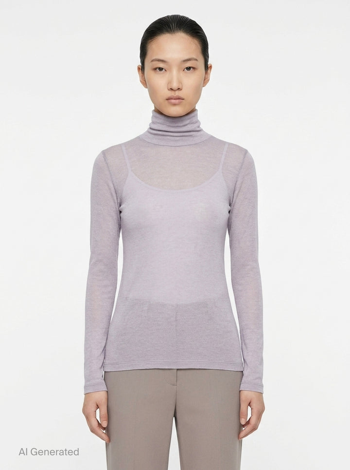 Wool Mix Jersey Top | me Issey Miyake | Club21 - front