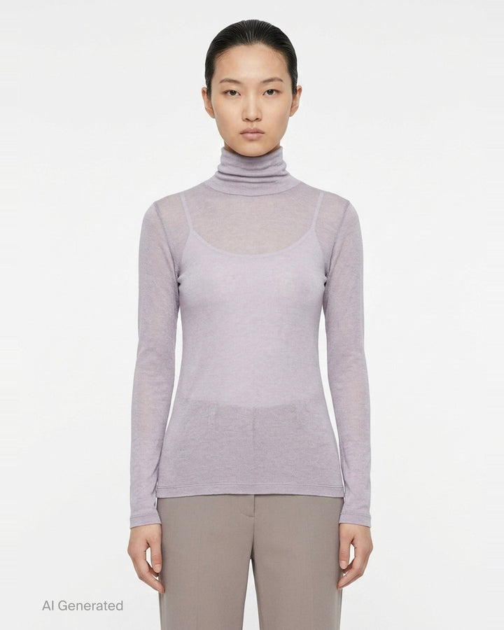 Wool Mix Jersey Top | me Issey Miyake | Club21 - front